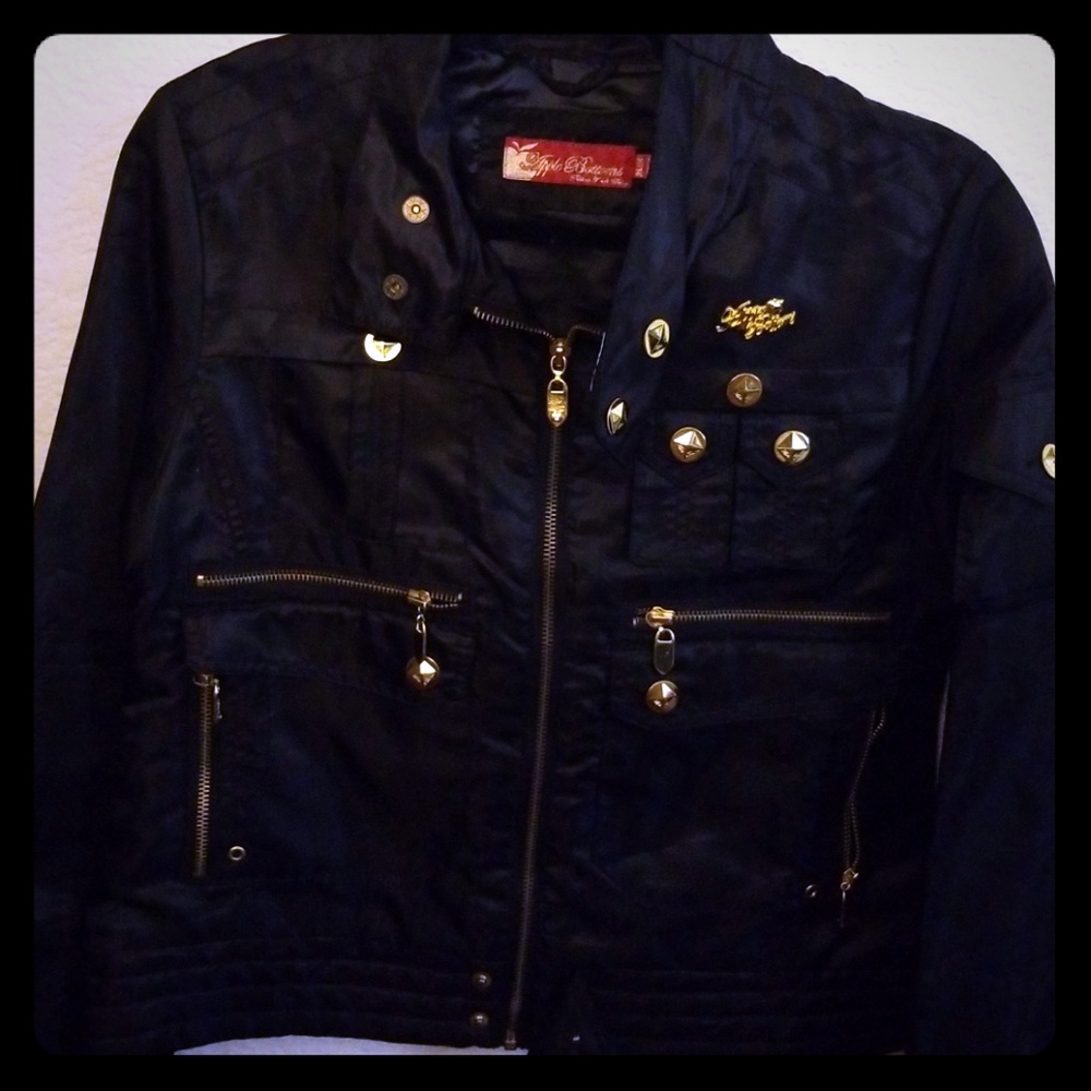 Black & Gold Apple Bottoms Jacket